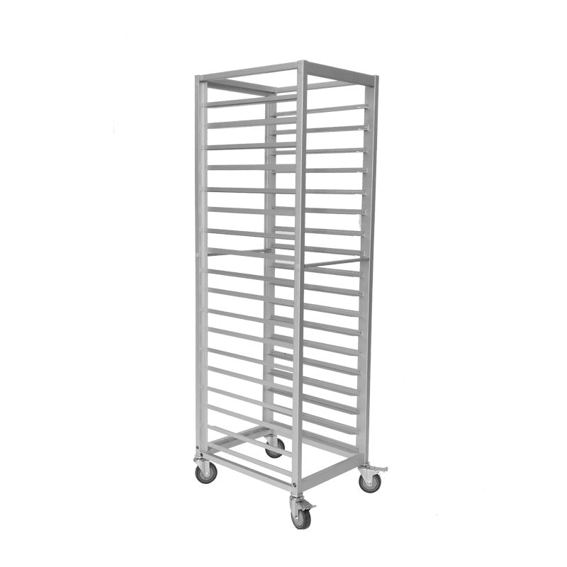 KitchenKnock Baking Tray Trolley 18 Tiers - Silver - Heavy Duty - 603×470×1790mm 394592