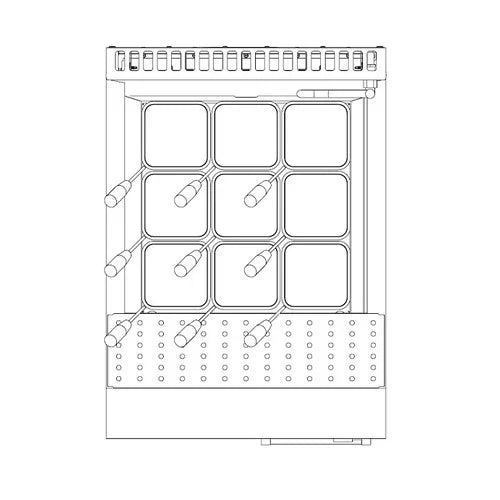 B&S Black Pasta Cooker 9 Baskets PC-9. - Hospitality Connect