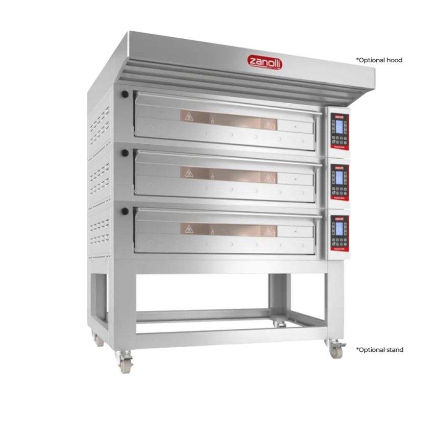 Zanolli Teorema Polis 3/MC18-3 Triple Deck Bakery Oven – POM3E04A-3