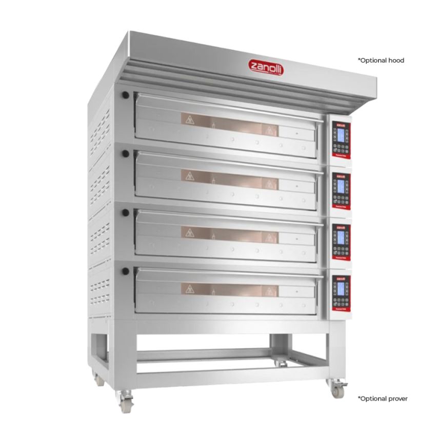 Zanolli Teorema Polis 3/MC18-4 Quadtriple Deck Bakery Oven –POM3E04A-4