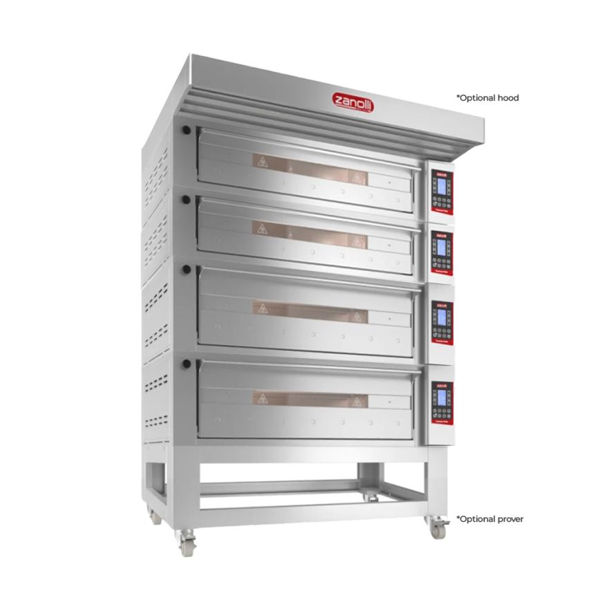 Zanolli Teorema Polis 3/MC26-2/MC18-2 Multi-height Quadtriple Deck Bakery Oven – POM3E06A-2+POM3E04A-2