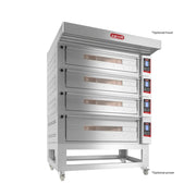 Zanolli Teorema Polis 3/MC26-1/MC18-3 Multi-height Quadtriple Deck Bakery Oven – POM3E06A-1+POM3E04A-3