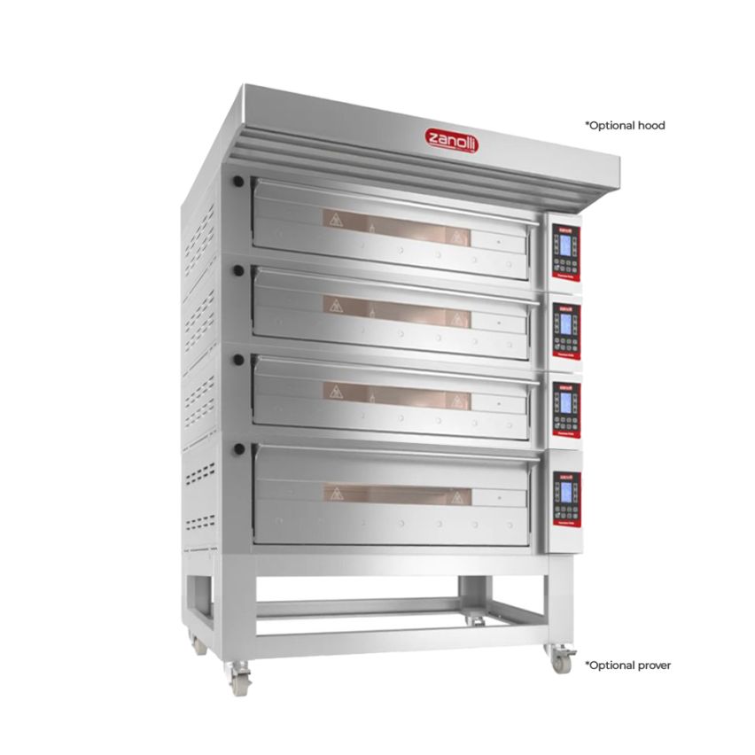Zanolli Teorema Polis 3/MC26-1/MC18-3 Multi-height Quadtriple Deck Bakery Oven – POM3E06A-1+POM3E04A-3