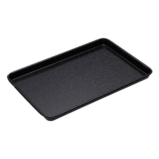 BAKEMASTER Professional Vitreous Enamel Baking Tray, 39 x 27 x 2cm - Non Stick - Hospitality Connect