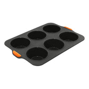 Bakemaster Silicone 6 Cup Large Muffin Pan - Hospitality Connect