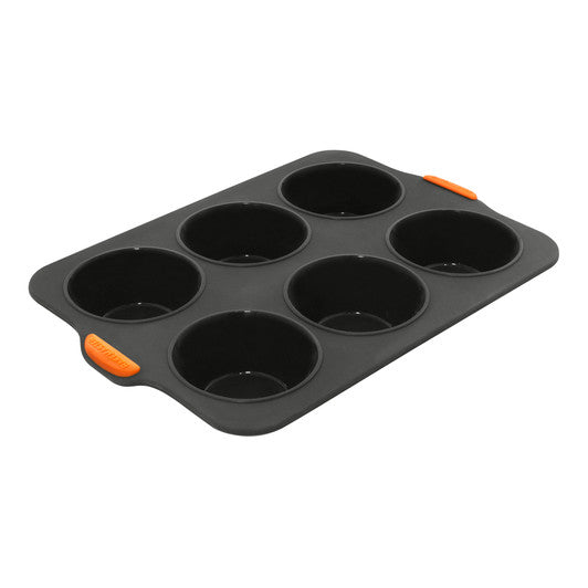 Bakemaster Silicone 6 Cup Large Muffin Pan - Hospitality Connect