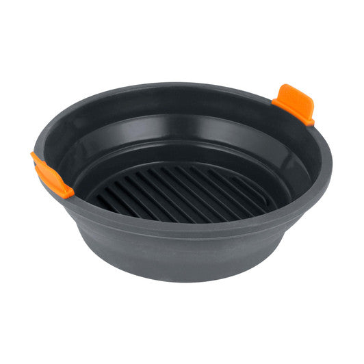 bakemaster Silicone Collapsible Round Air Fryer Insert - Hospitality Connect