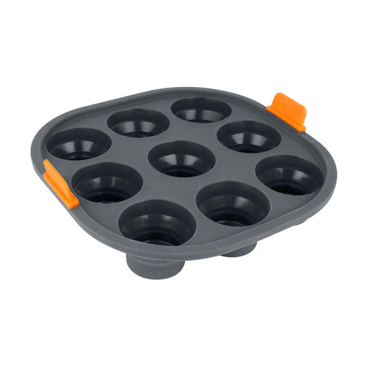 Bakemaster Silicone Collapsible Square 9 Cup Mini Muffin Air Fryer Insert - Hospitality Connect