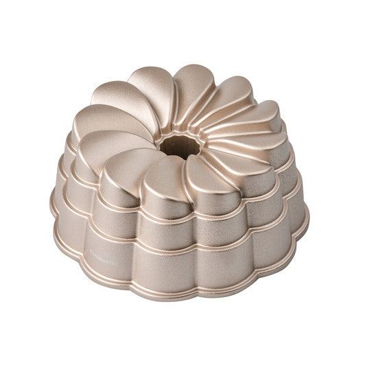 BAKEMASTER Petal Fluted Cake Pan, 24 x 24 x 10cm - Champagne - Hospitality Connect