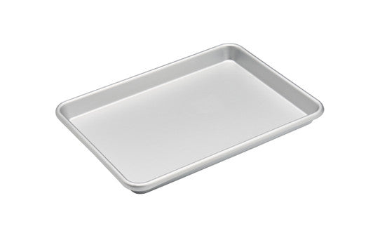BAKEMASTER Silver Anodised Deep Baking Tray, 33 x 24 x 2.5cm / 13 x 9.5 x 1" - Hospitality Connect