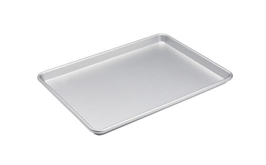 BAKEMASTER Silver Anodised Deep Baking Tray, 45 x 33 x 2.5cm / 18 x 13 x 1" - Hospitality Connect