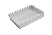BAKEMASTER Silver Anodised Rectangular Cake Pan, 38 x 28 x 7.5cm / 15 x 11 x 3 - Hospitality Connect