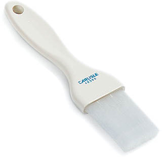 4039302 Carlisle Galaxy™ White Flat Pastry Brush 38mm wide with Nylon Bristles - Pack of 12 - Pack Price - Hospitality Connect