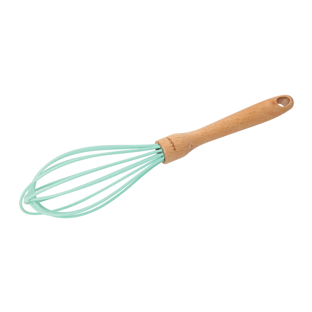 WILTSHIRE SILICONE HEAD SPATULA-GREEN w/BEECHWOOD HANDLE - Hospitality Connect
