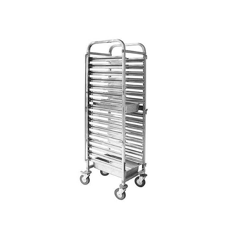 KitchenKnock Gastronorme Pan Trolley - 470×620×1800×1.0mm 404091 - Hospitality Connect