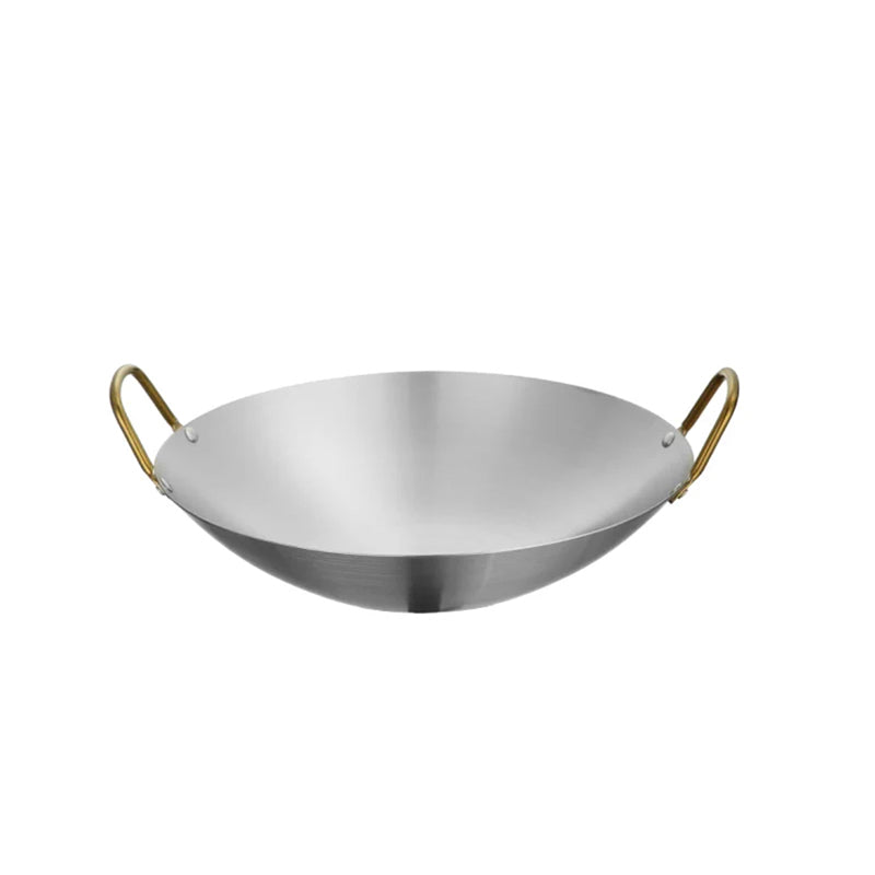 KitchenKnock Chinese Wok - S/S - 228mm - 9" 408094
