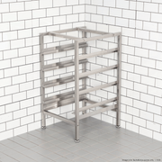 Modular Systems S/S Underbench 4 Trays Glasswasher Basket Stand 450x520x850mm 415770