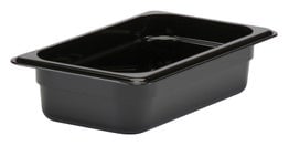 CAMBRO GN 1/4 Food Pan 65mm 1.7L - Black Box of 6 - Hospitality Connect