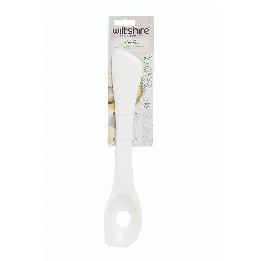 WILTSHIRE SILICONE 2 IN 1 SPOON & SPATULA NON-STICK - Hospitality Connect