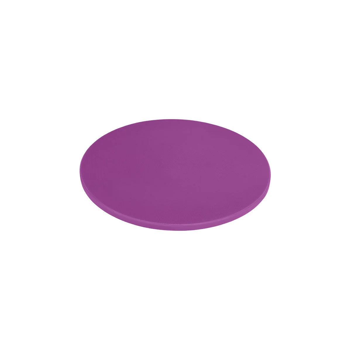 CHEF INOX ROUND CUTTING BOARD PE 350x13mm PURPLE - Hospitality Connect