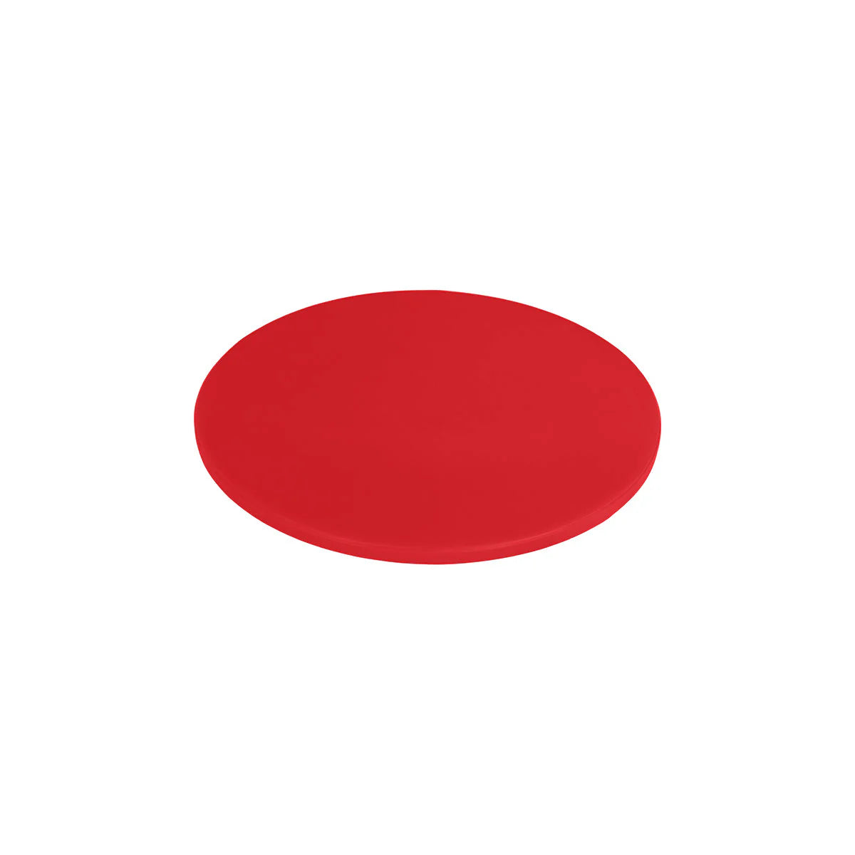 CHEF INOX ROUND CUTTING BOARD PE 350x13mm RED - Hospitality Connect
