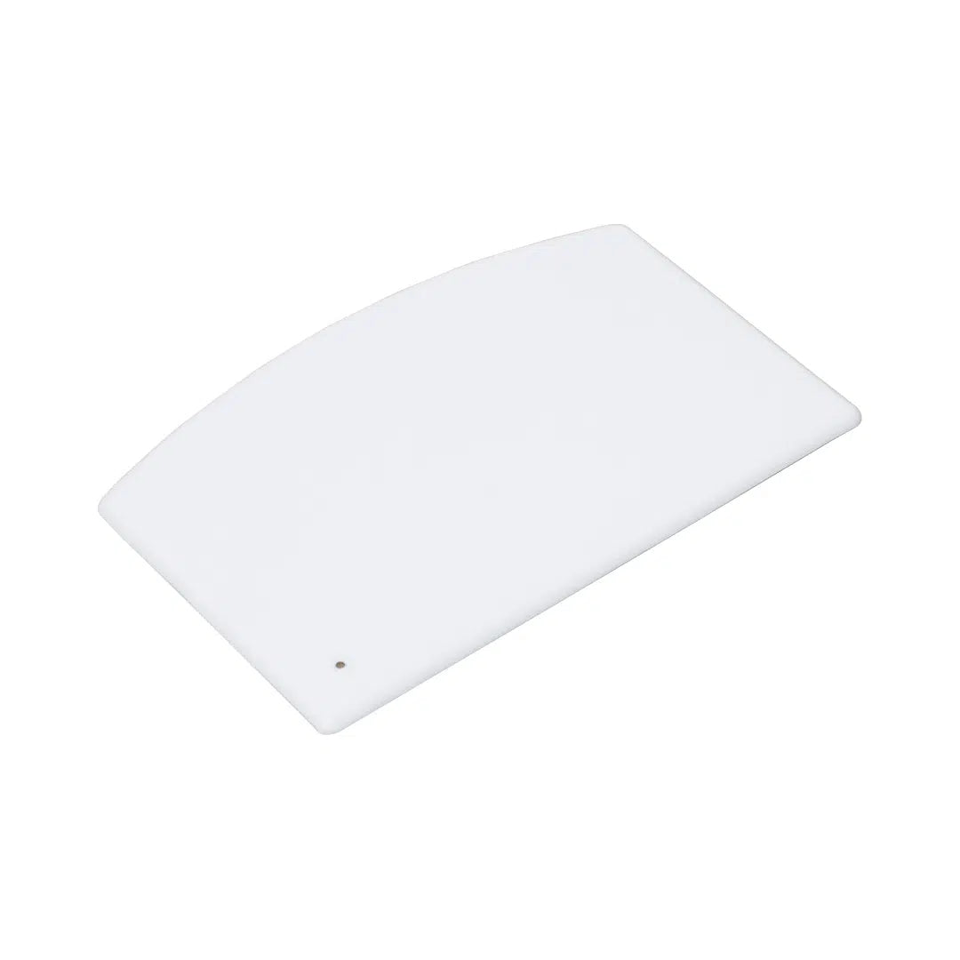 KH PLASTIC DOUGH SCRAPER 9.5 X 14.5CM PLASTIC WHITE