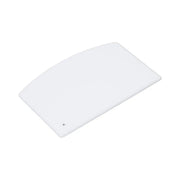 KH PLASTIC DOUGH SCRAPER 9.5 X 14.5CM PLASTIC WHITE