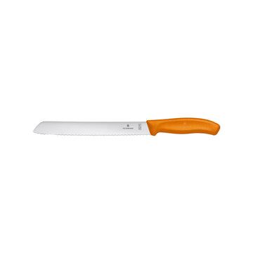 Victorinox Bread Knife, Wavy Edge 21cm - Orange - Hospitality Connect