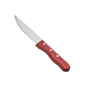 KH KHARVE STEAK KNIFE PAKKA WOOD JUMBO S/STEEL BLADE Box of 12