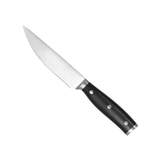 KH KHARVE STEAK KNIFE JUMBO BAKELITE HANDLE BLACK S/STEEL Box of 12