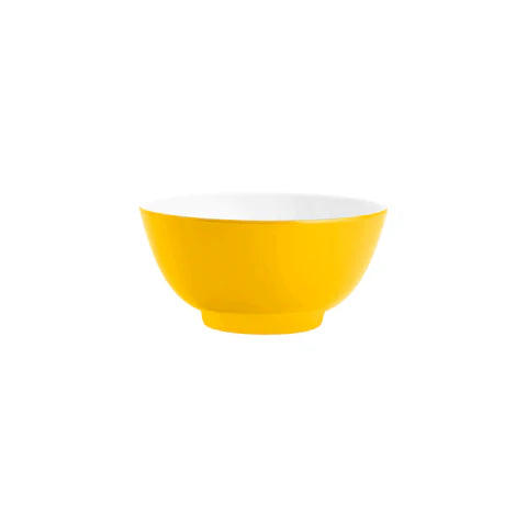 JAB GELATO-YELLOW/WHITE ROUND CEREAL BOWL 150mm Box of 6 - Hospitality Connect