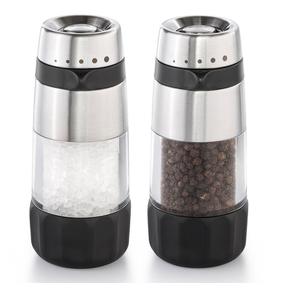 OXO Accent Mess-Free Salt & Pepper Grinder Set 48224 - Hospitality Connect