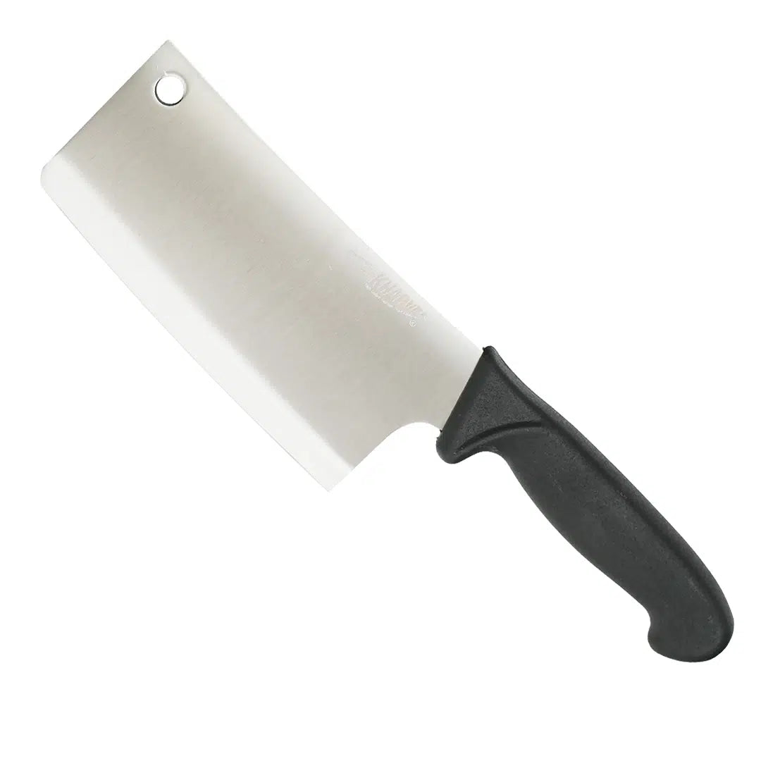 KH KHARVE MEAT CLEAVER 18CM BLACK HANDLE