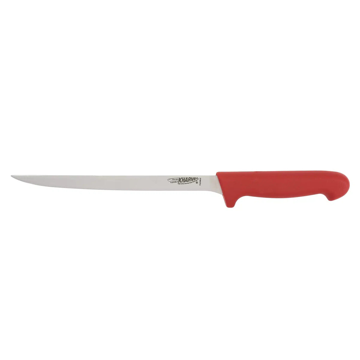 KH KHARVE FILLETING KNIFE FLEXIBLE 20CM RED