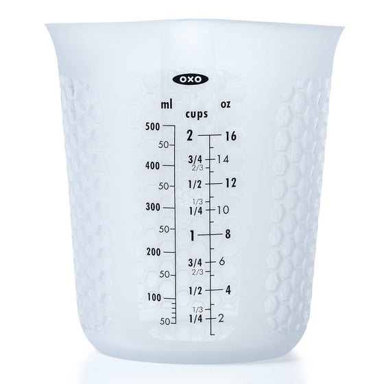 OXO Squeeze & Pour Silicone Measuring Cup - 2 Cup/ 500ml 48292 - Hospitality Connect