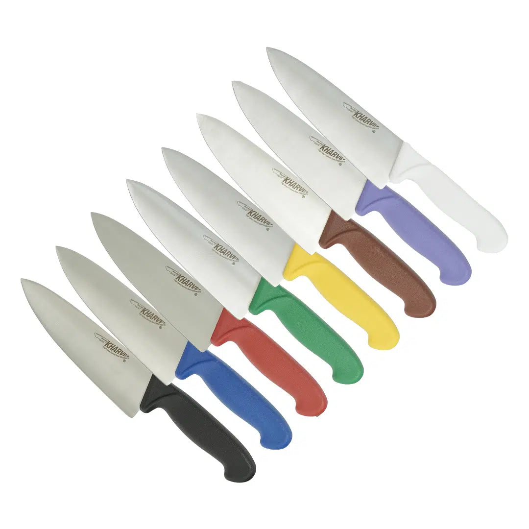 KH KHARVE COOKS KNIFE 15CM BLACK HANDLE