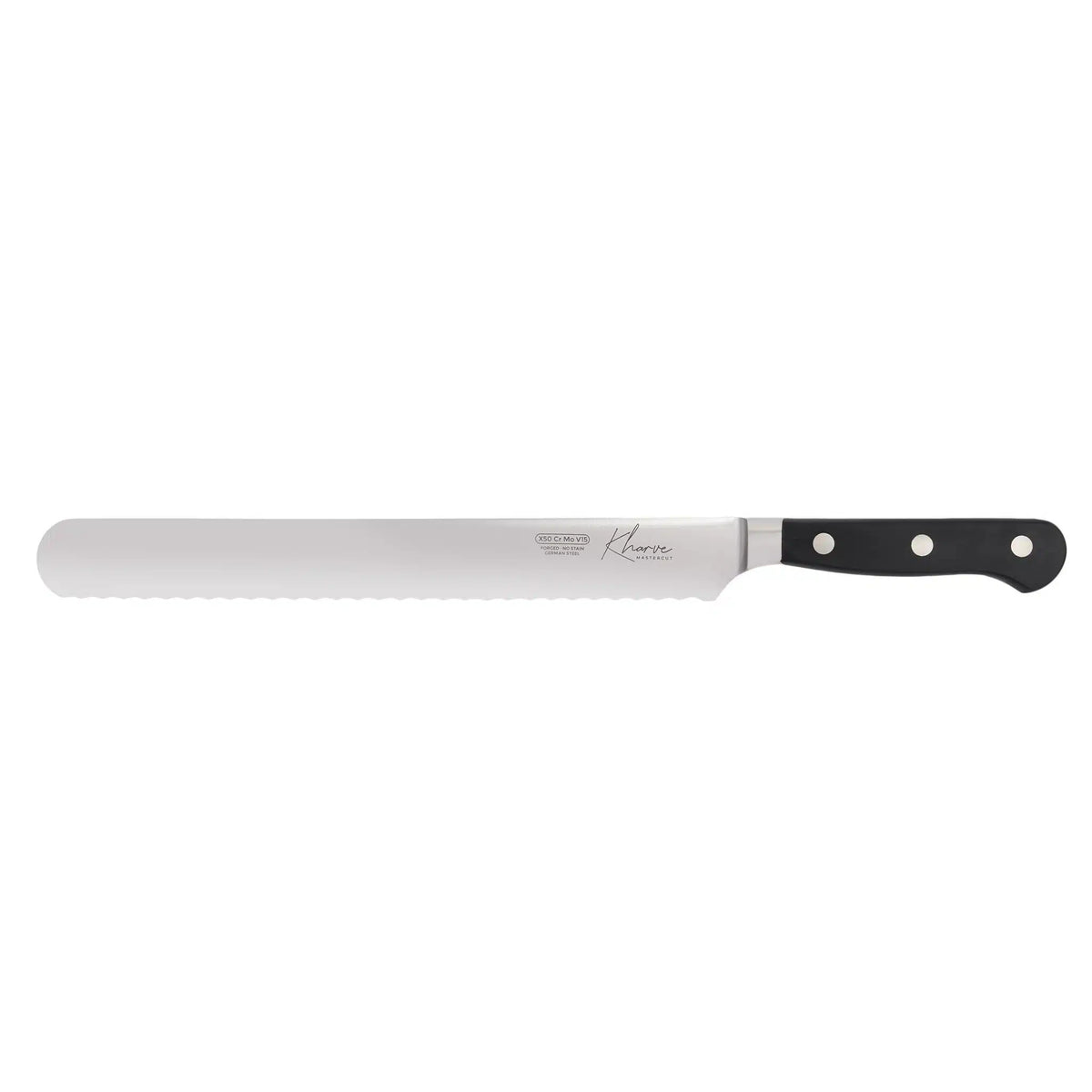 KH KHARVE MASTER-CUT ROAST SLICER SERRATED 25CM