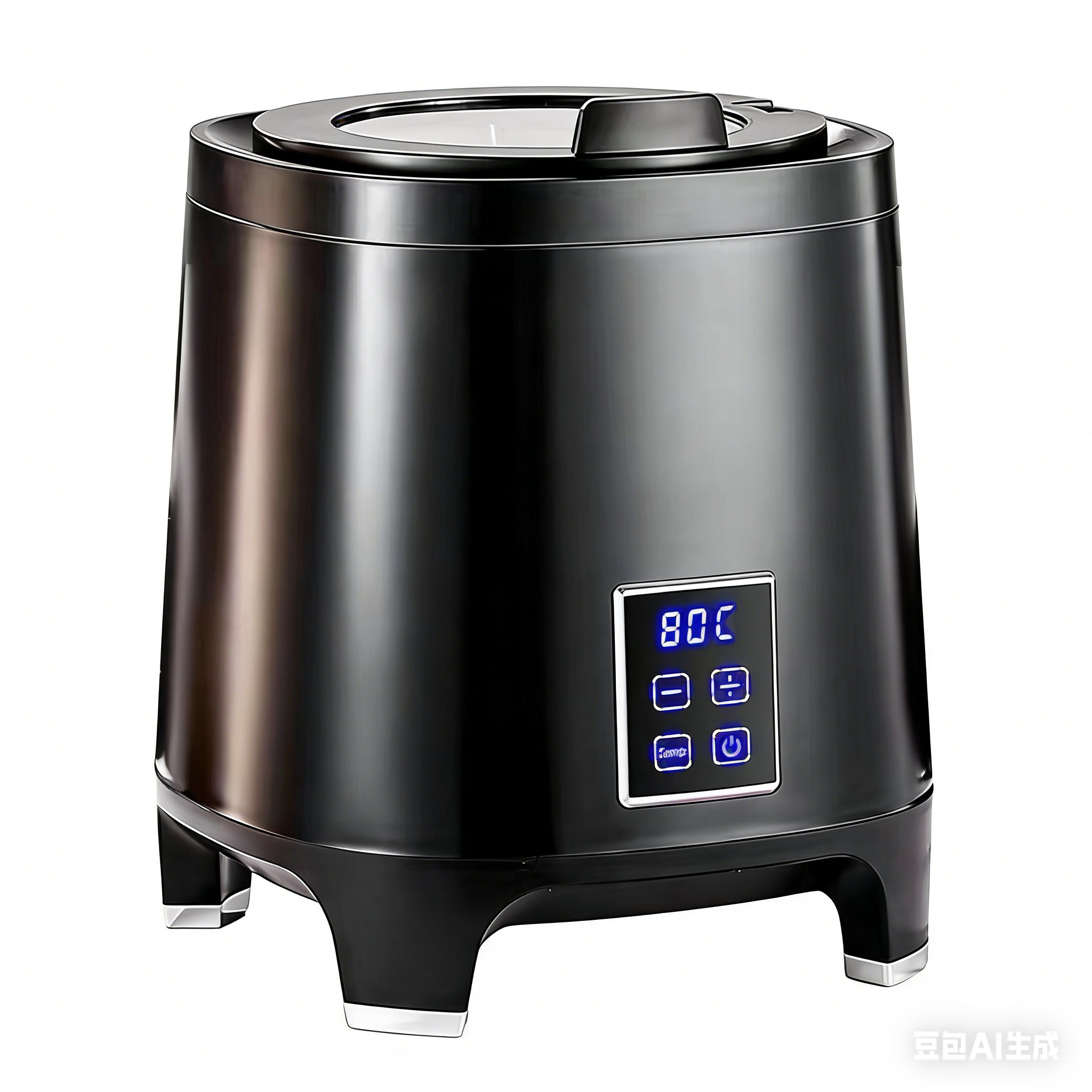 KitchenKnock Electric Korean-Style Soup Warmer Black - 10L