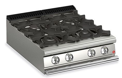 BARON 4 Burner Gas Cook Top - Hospitality Connect