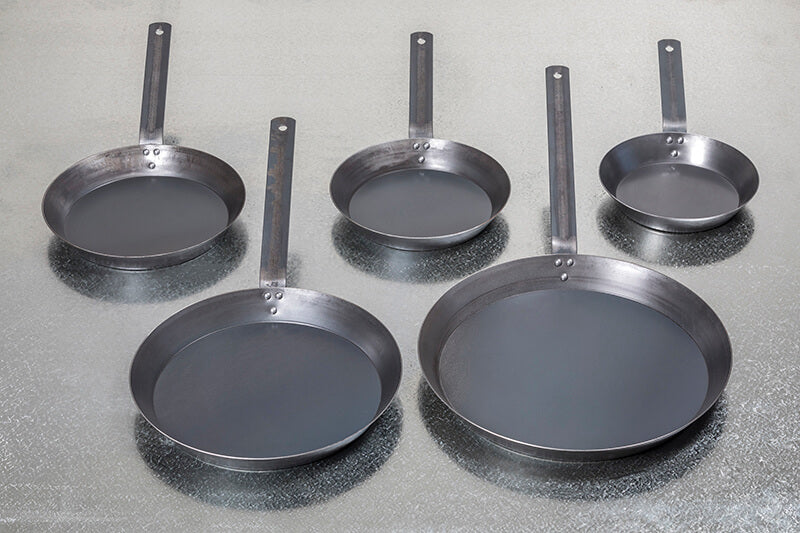 Aussie Cookware 12” Black Steel Omelette / Pasta Pan - Hospitality Connect