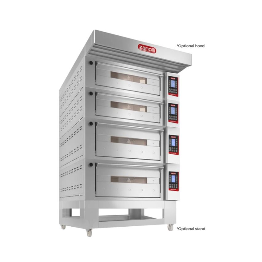 Zanolli Teorema Polis 4/MC26-2/MC18-2 Multi-height Quadtriple Deck Bakery Oven –POM4E06A-2+POM4E04A-2