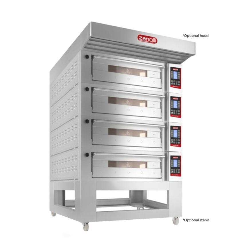 Zanolli Teorema Polis 4/MC18-4 Quadtriple Deck Bakery Oven –POM4E04A-4