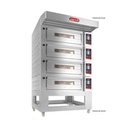 Zanolli Teorema Polis 2S/MC18-4 Quadtriple Deck Bakery Oven – 2 + 2 + 2 + 2 Tray (400 x 600) Capacity POM1E04A-4