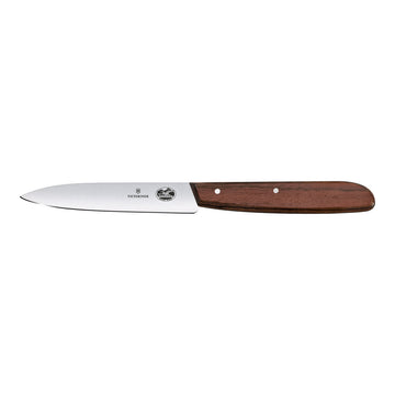 VICTORINOX Paring Knife, Pointed Tip 10cm - Wood - Hospitality Connect