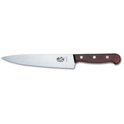 VICTORINOX Cooks-Carving Knife, Wavy Edge 22cm - Wood - Hospitality Connect