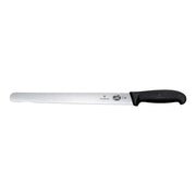 VICTORINOX Slicing Knife, Round Wavy Edge 30cm - Black - Hospitality Connect