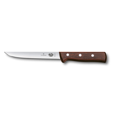 Victorinox Boning Knife American Handle, Narrow Straight 15cm - Wood - Hospitality Connect