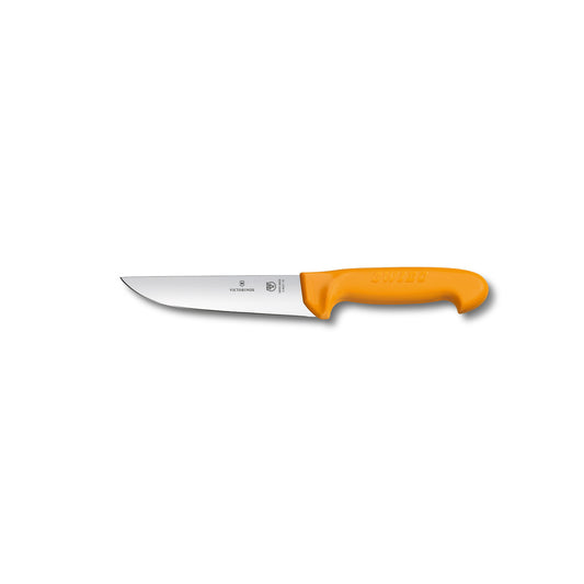 Victorinox Swibo Slaughter and Butchers Knife, Straight Back, 14cm - Hospitality Connect