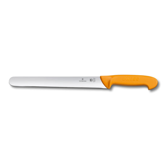 Victorinox Swibo Slicing Knife, Round Tip Plain, 30cm - Hospitality Connect