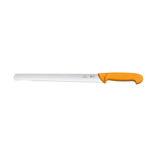 Victorinox Swibo Slicing Knife, Round Tip Wavy, 25cm - Hospitality Connect